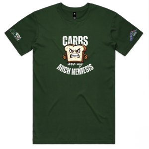 Punny Tees Carbs are my Arch Nemesis